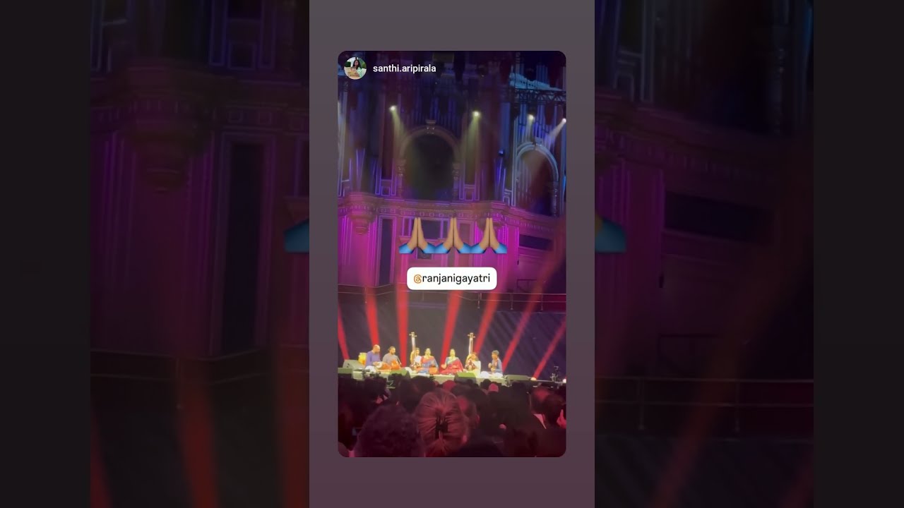 Ranjani Gayatri at the Royal Albert Hall | Darbar Festival 2025