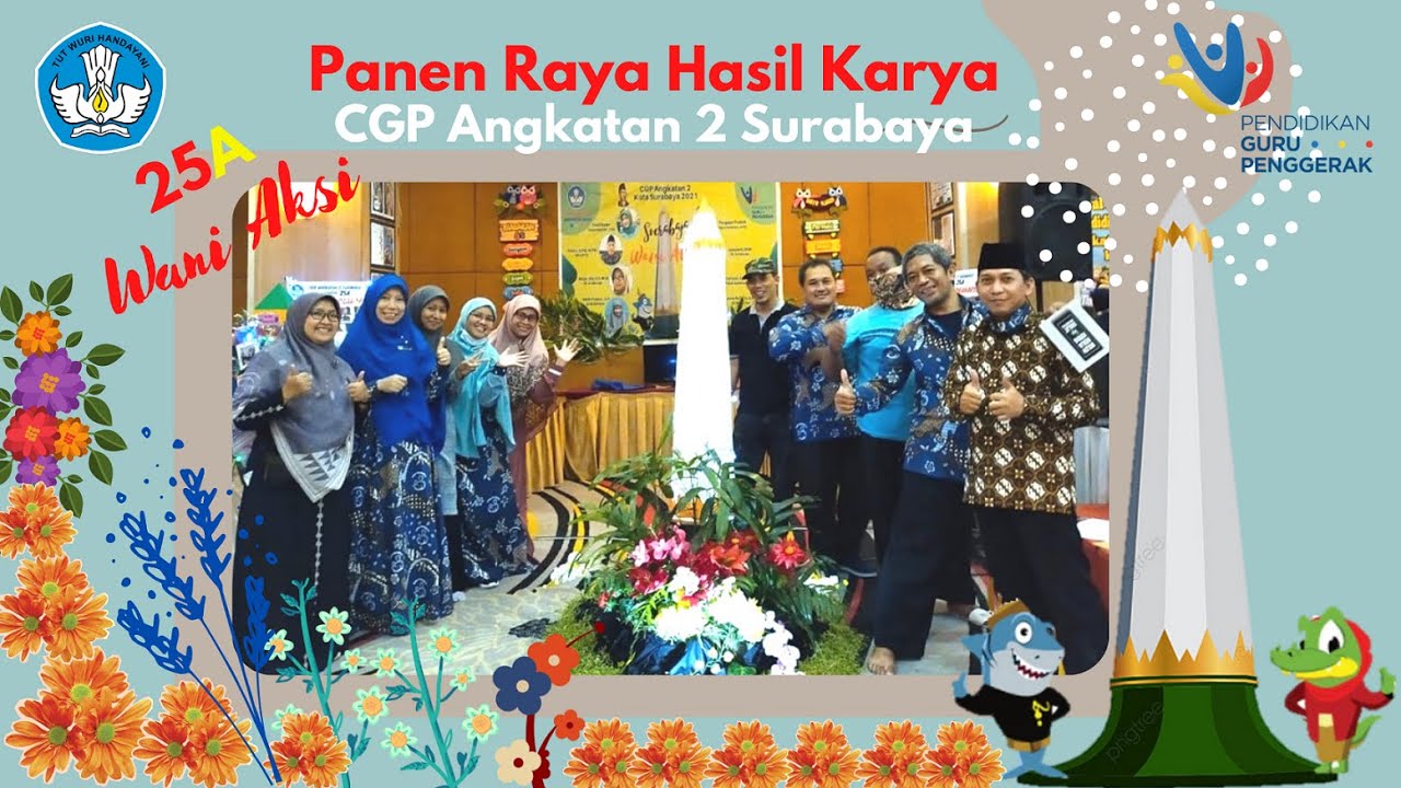 Panen Raya Hasil Karya CGP Angkatan 2 Surabaya