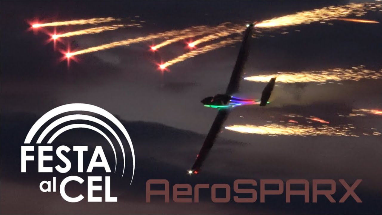 Festa al Cel 2019 ✈️ Airplane Fireworks with AeroSPARX! - HD 50fps
