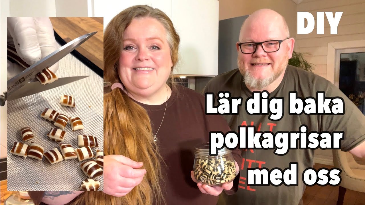 DIY Kokar polkagrisar/karameller med Colasmak