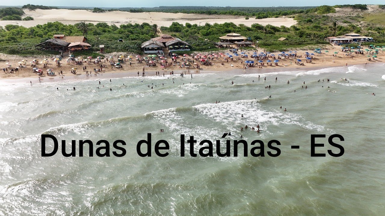 Voo de Drone DJI Mini 4, mostra Dunas de Ita&uacute;nas no Espirito Santo, a capital do Forro!!!