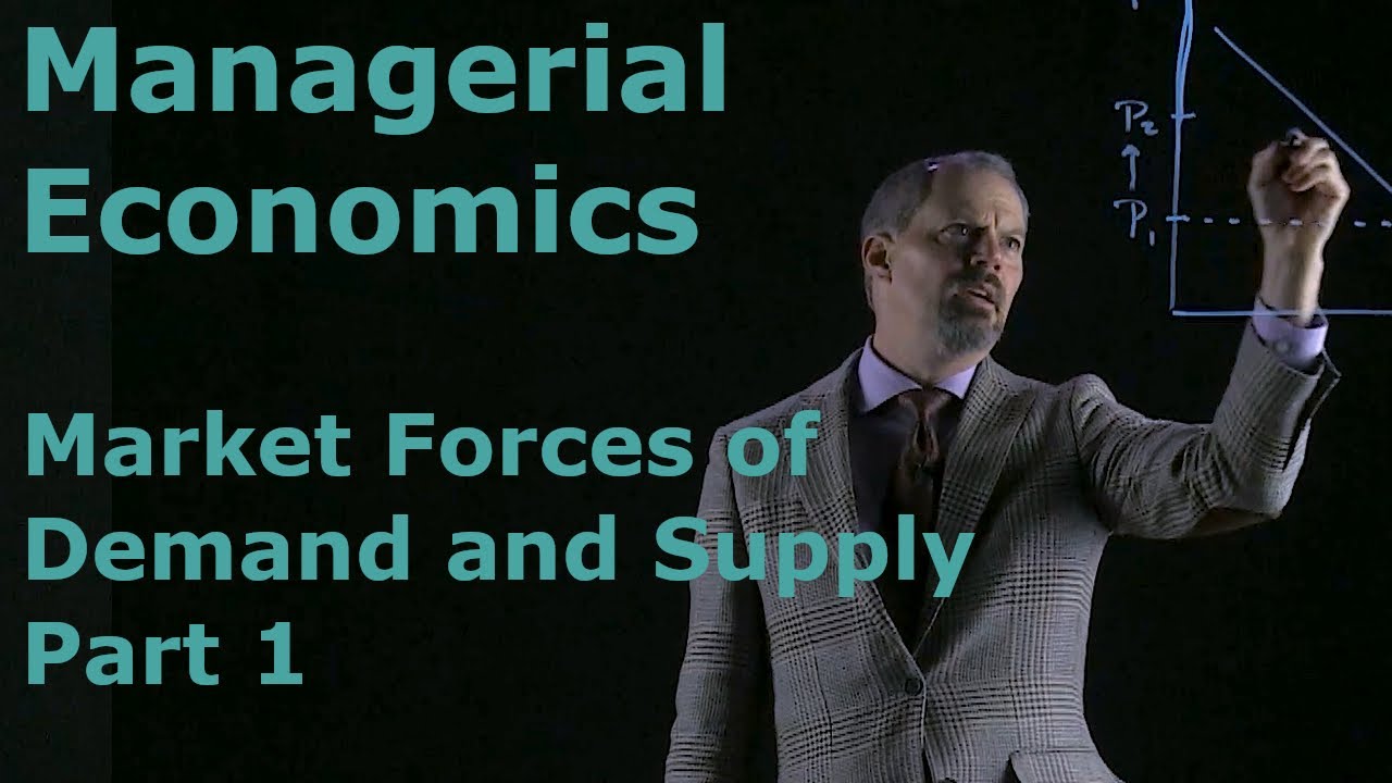 Managerial Economics: The Market Forces of Demand and Supply - Part 1