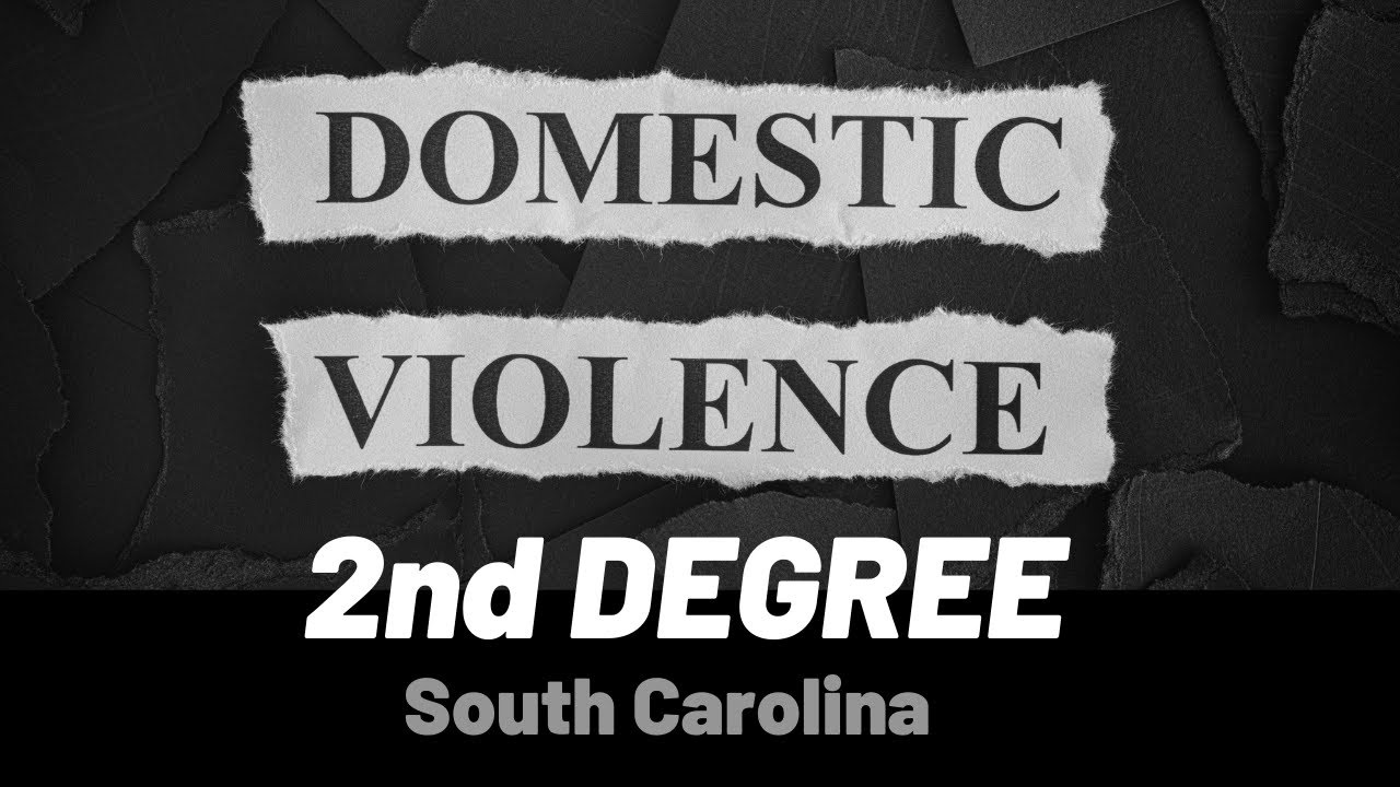 Domestic Violence 2nd Degree in South Carolina | Charleston, SC Criminal Defense Attorney