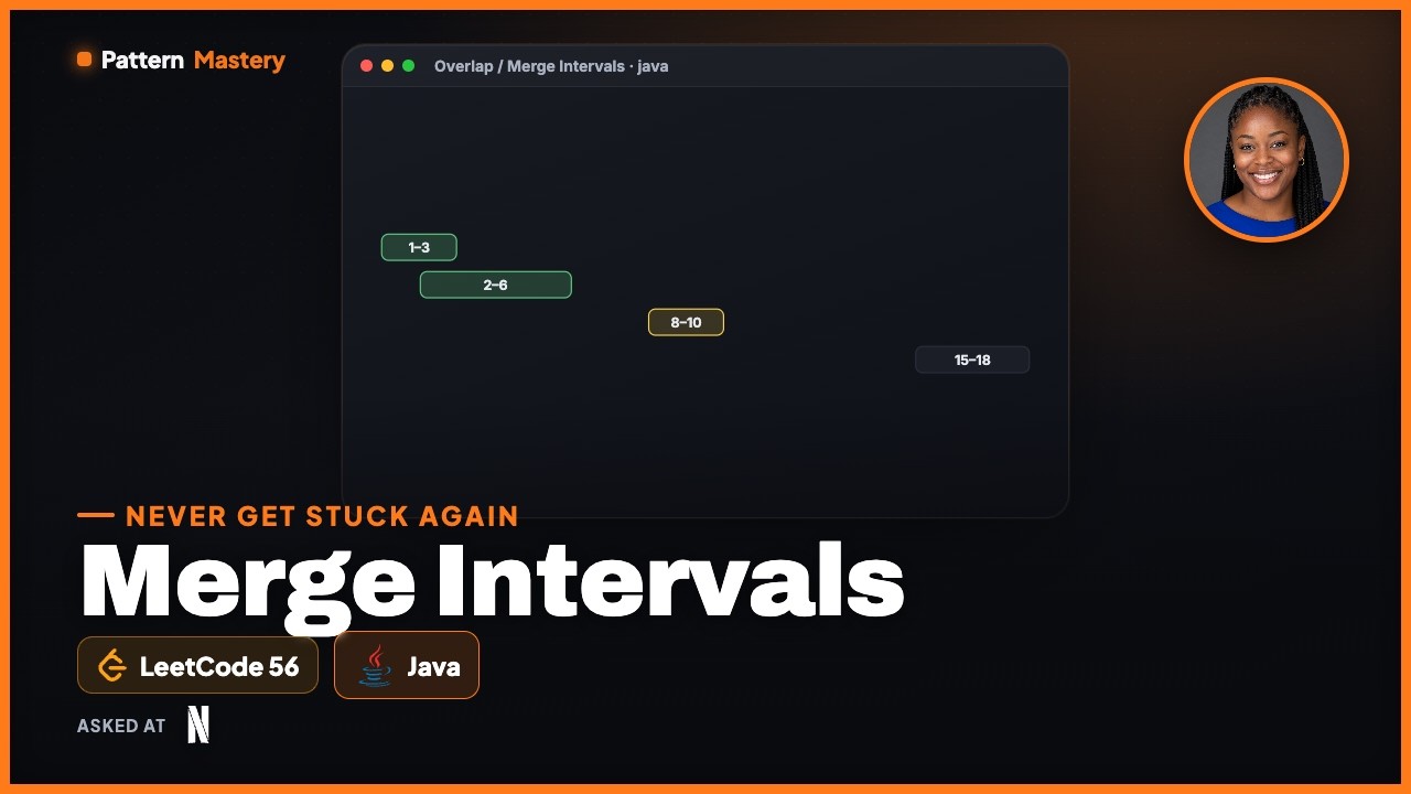 [Java] Merge Interval - Leetcode 56 -- Illustrated! | Pattern Mastery