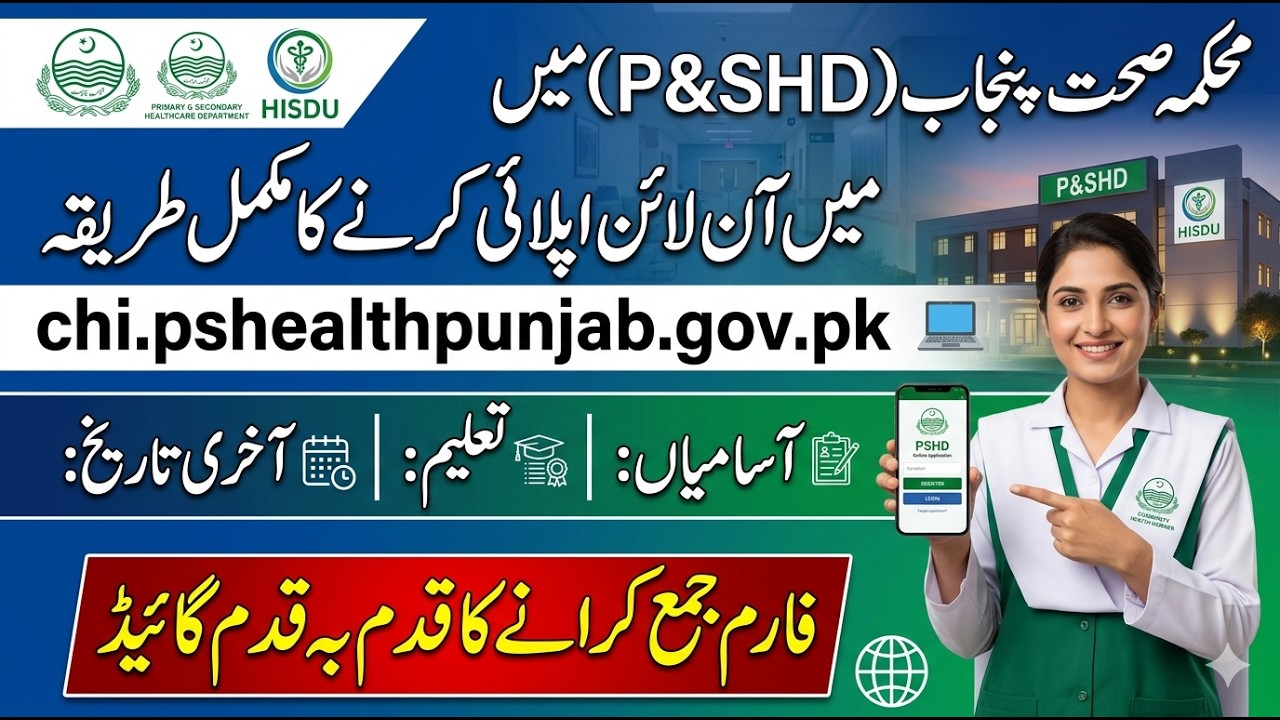 How to Apply for Charge Nurse, LHV & Midwife Jobs in Punjab Health Department 2026