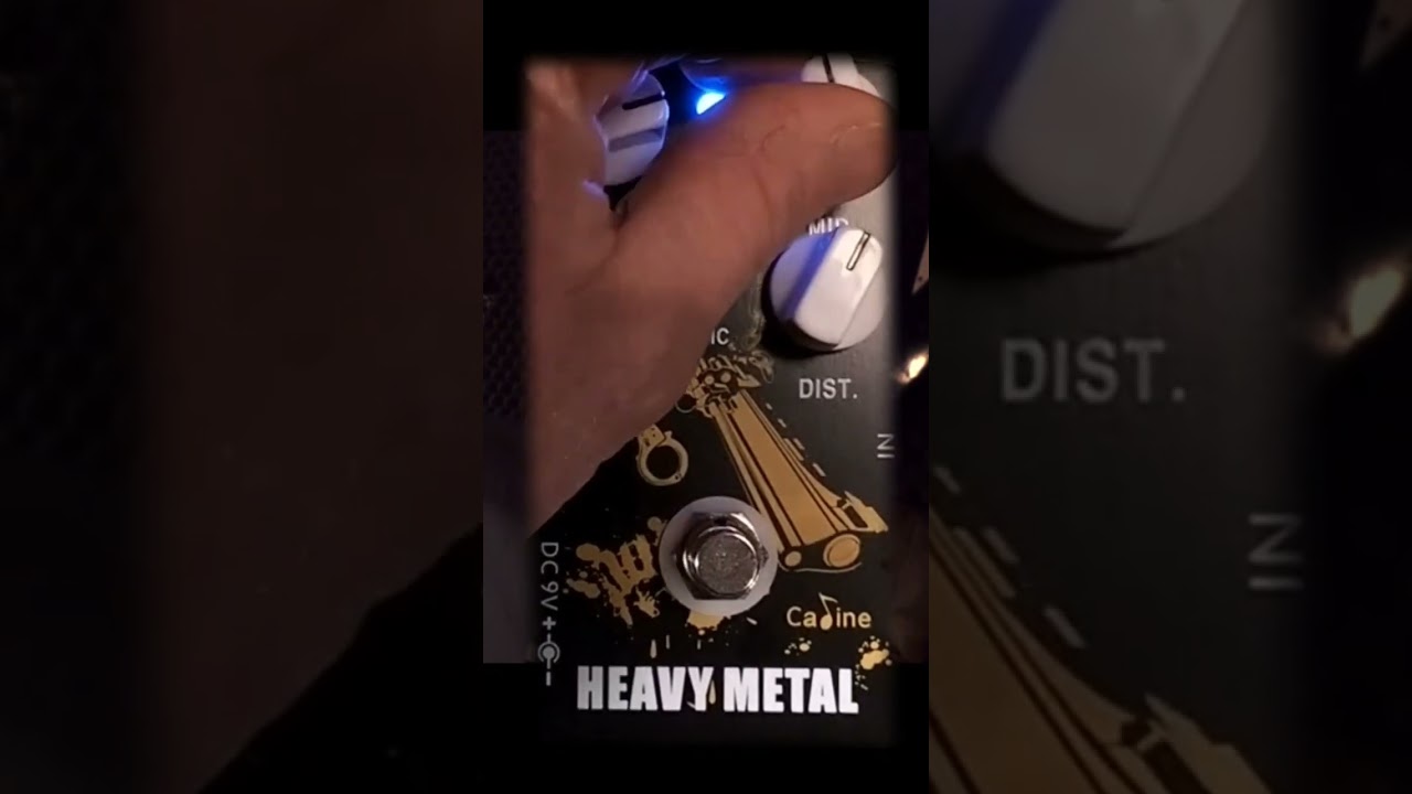 CALINE HEAVY METAL #awesome distorsion #heavy #rock #effectpedal full check available on my channel