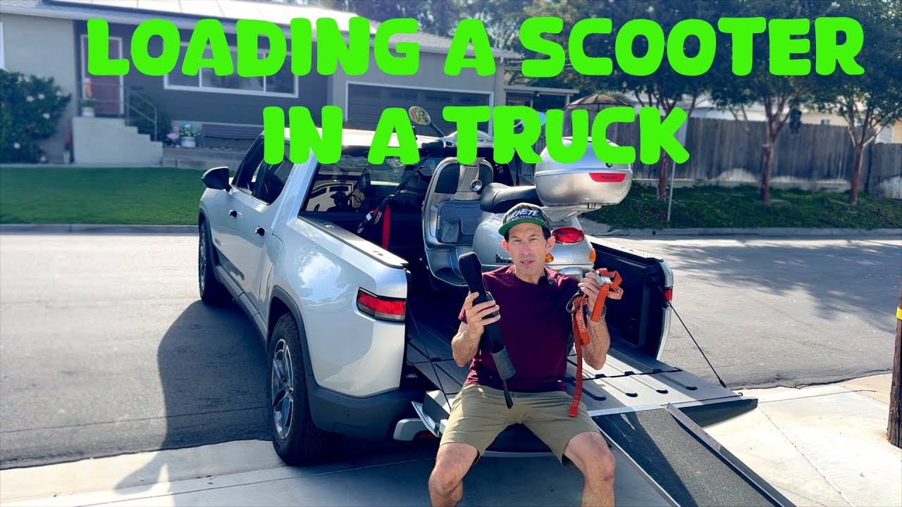 How to Properly Load a Vespa Scooter in a Pickup Truck