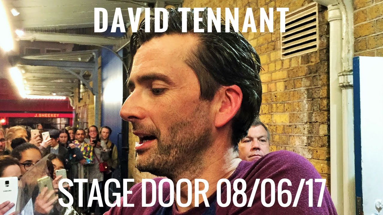 DAVID TENNANT signing at Don Juan in Soho stage door 08/06/17