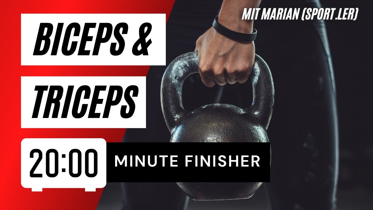🔥 20 Minuten Arm Training mit der Kettlebell. Finisher mit @Sport.ler  🙌