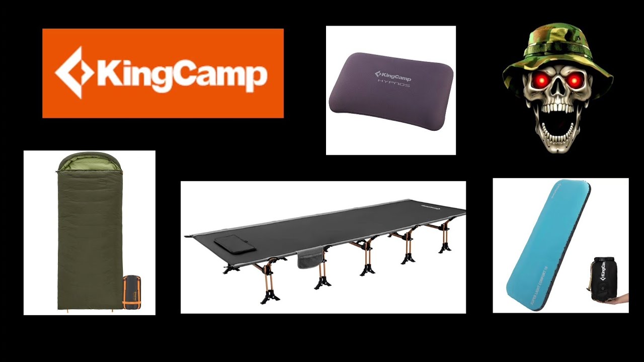 KingCamp — детская кроватка, коврик, спальный мешок, подушка — обзор