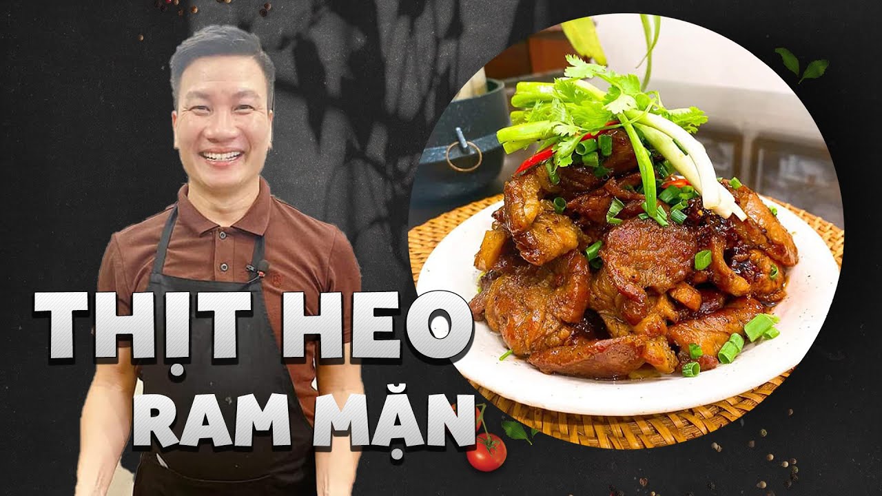 THỊT LỢN RAM MẶN – Thơm nức mũi nhà hàng xóm là có thật  | Cùng Cháu Vào Bếp