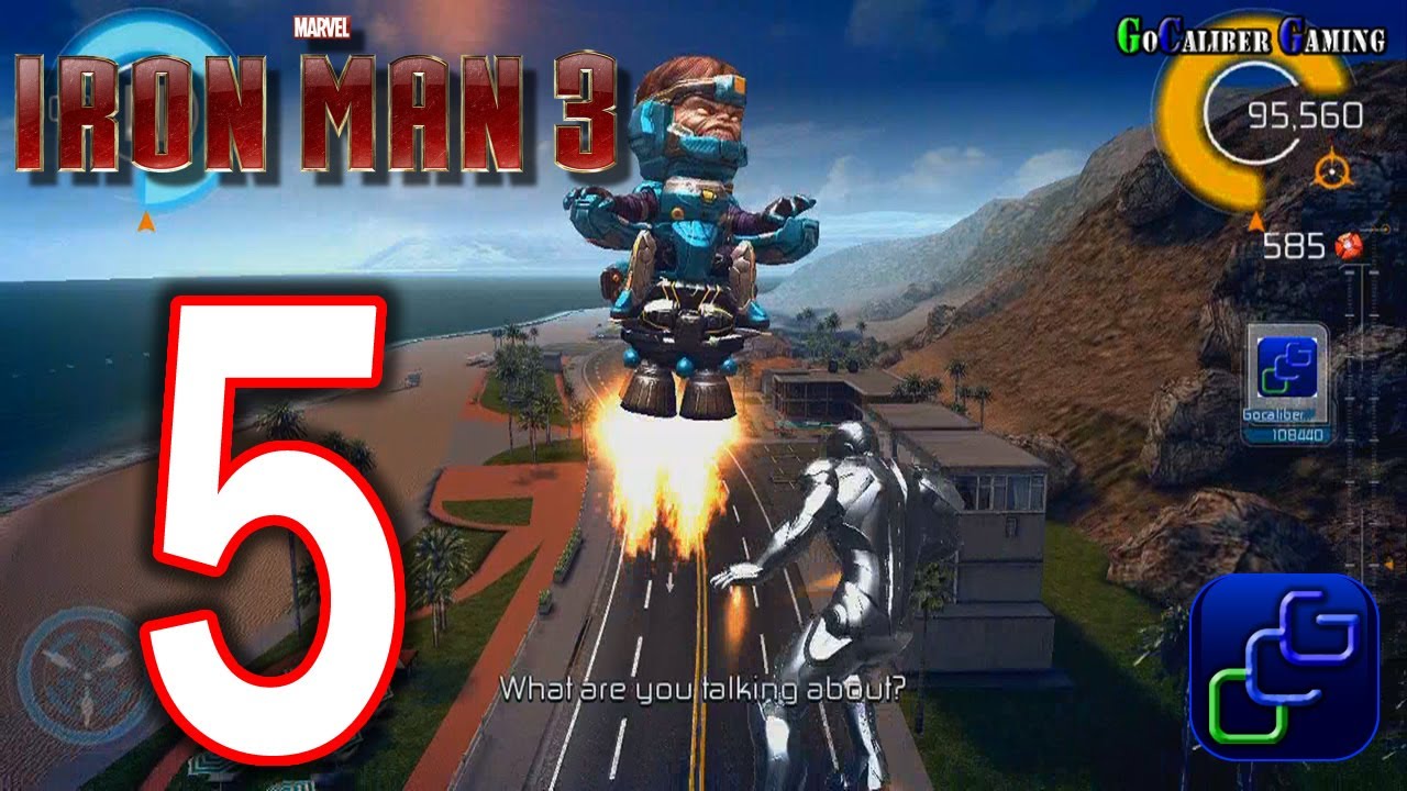 IRON MAN 3: The Official Game Android Walkthrough - Part 5 - Defeat M.O.D.O.K