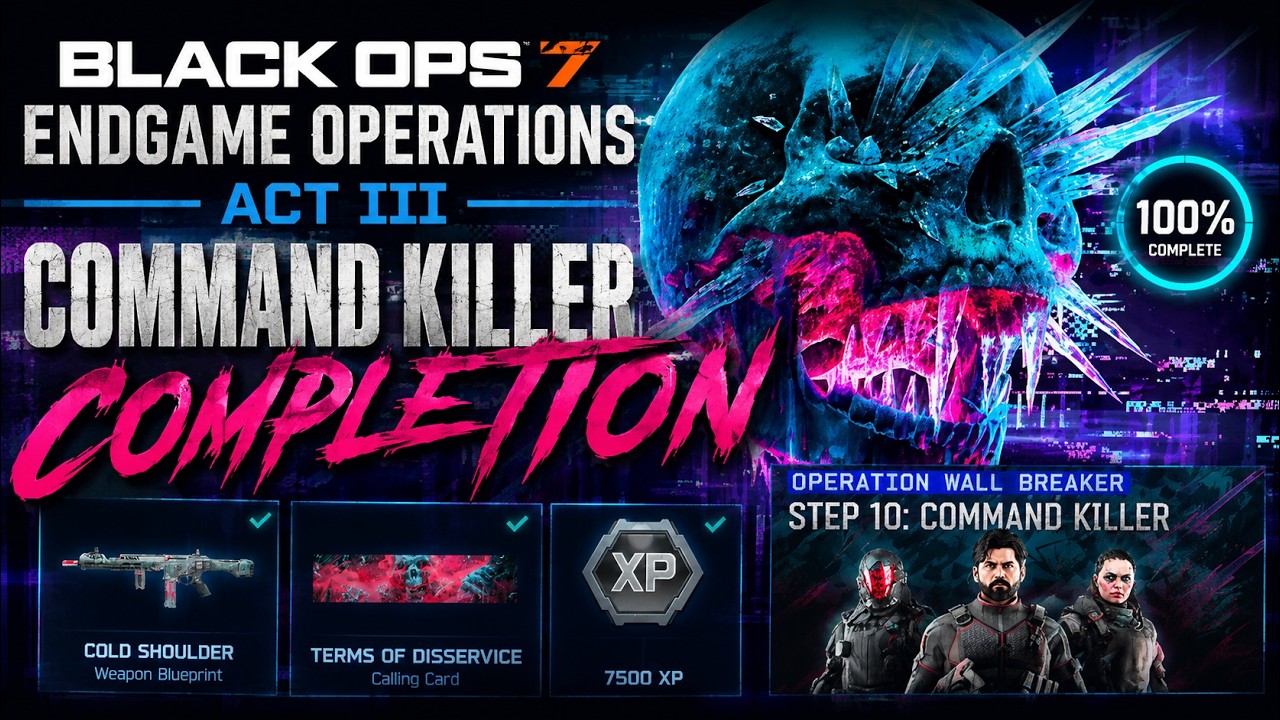 🔥 Black Ops 7 Zombies: ENDGAME OPERATIONS ACT III - COMMAND KILLER 100% COMPLETE! 🔥