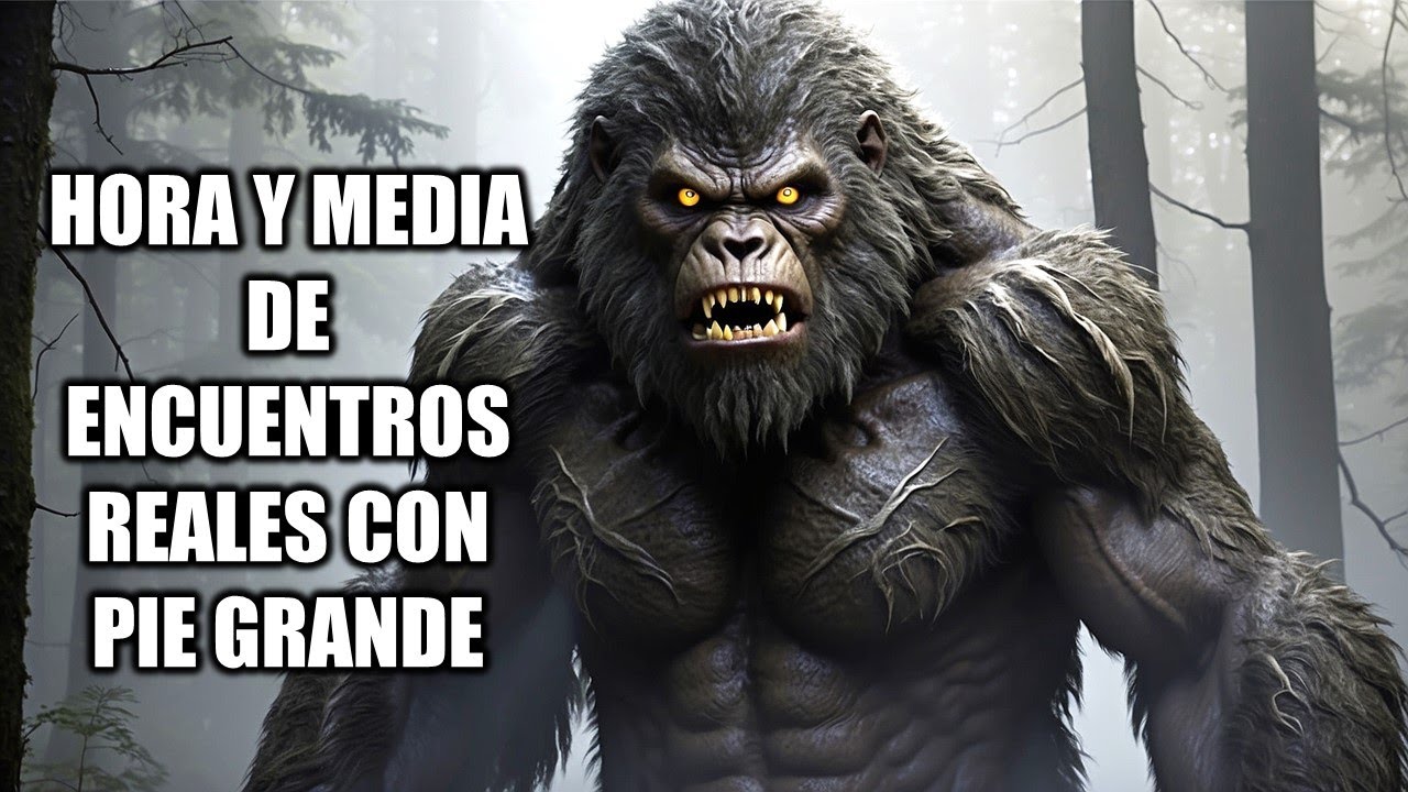 4 Encuentros Reales con PIE GRANDE: ¿Bigfoot Existe?