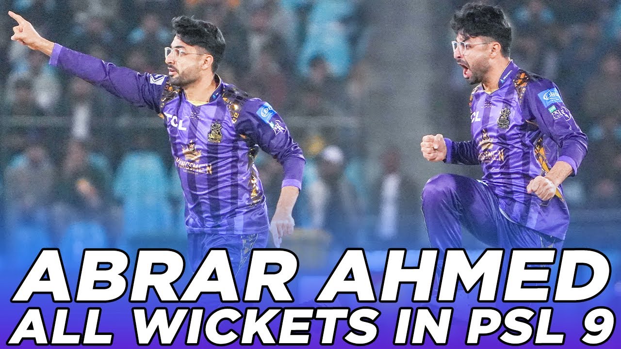 PSL 9 | 📽️ Every Abrar Ahmed's Wickets in HBL PSL 2024 | HBL PSL 9 | M2A1A