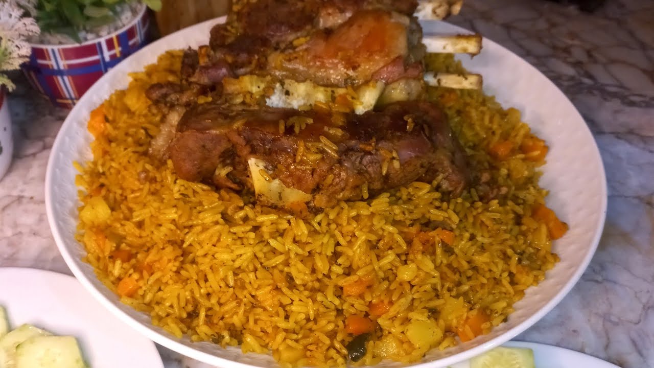 ستعشقون أكل الأرز بهذه الطريقة😋اللحم مفور(مبخر)مع الأرز يهببل ويتحضر بسهولة ماتشبعوش منوا👌بنين روعة😍
