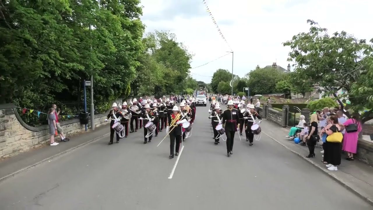Bo'ness Children's Fair Festival - HM Royal Marine Band - Wellington March