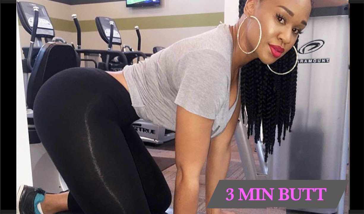 The Best 3 Minute Butt Workout - No Squats