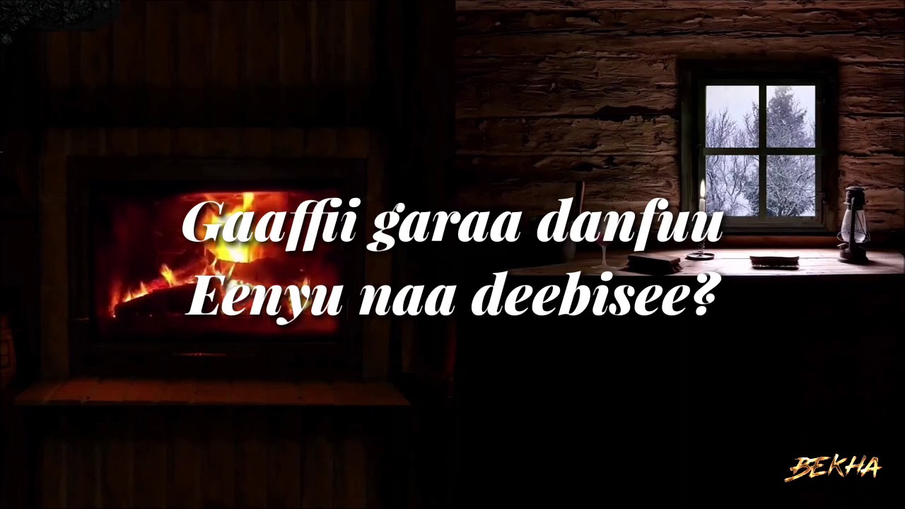 HACAALUU HUNDEESSAA - HIN SEENEE - Lyrics