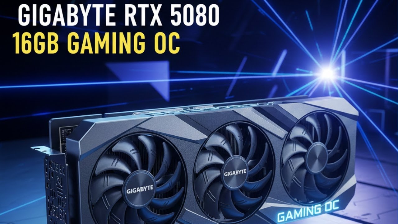 RTX 5080 GIGABYTE GAMING OC - RGB FANS REVIEW