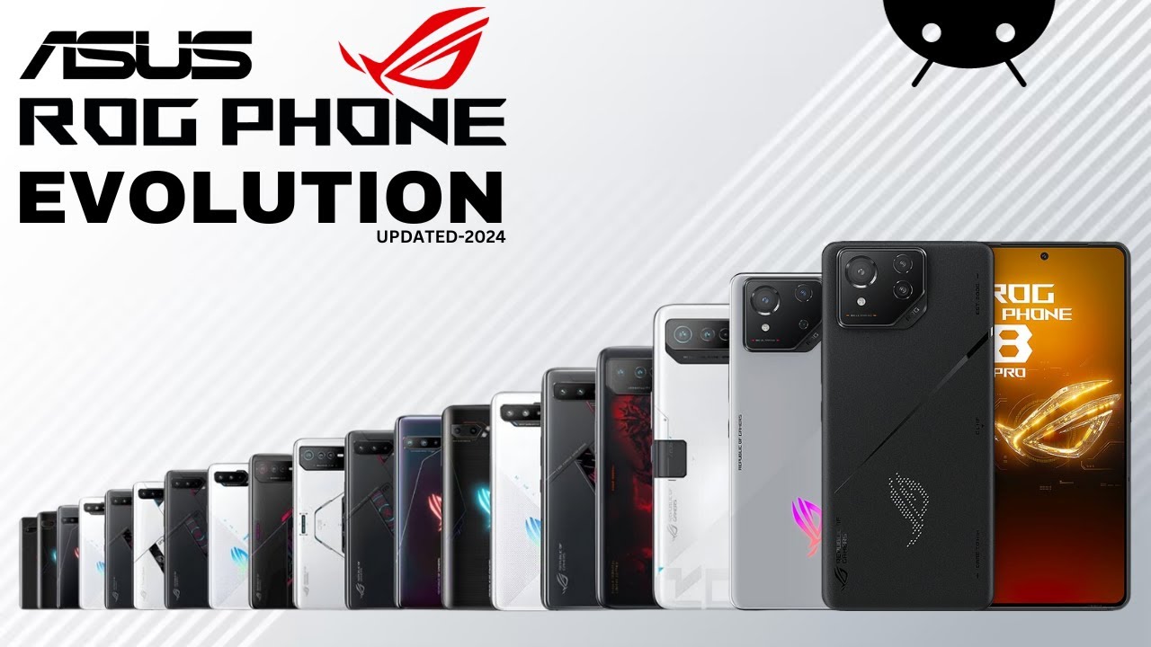Evolution of Asus ROG Phone 2018 2024