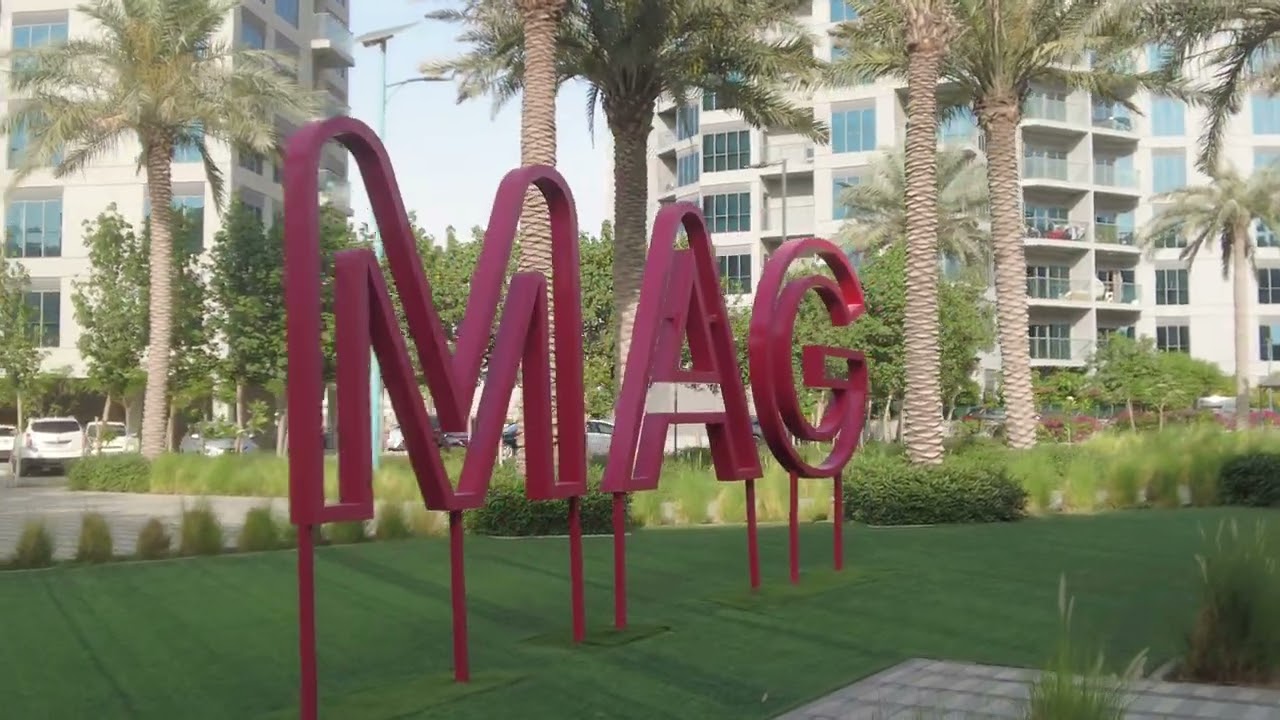 [4K] Пешеходная экскурсия по району Дубай Юг на бульваре Маг 5 #dubaisouth #mag5boulevard #mag5