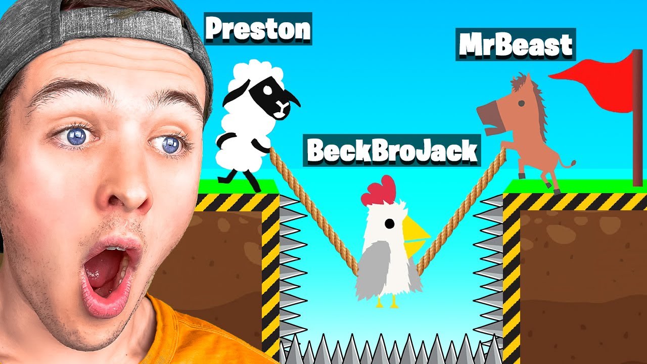 ЮТУБЕРЫ ИГРАЮТ В ULTIMATE CHICKEN HORSE