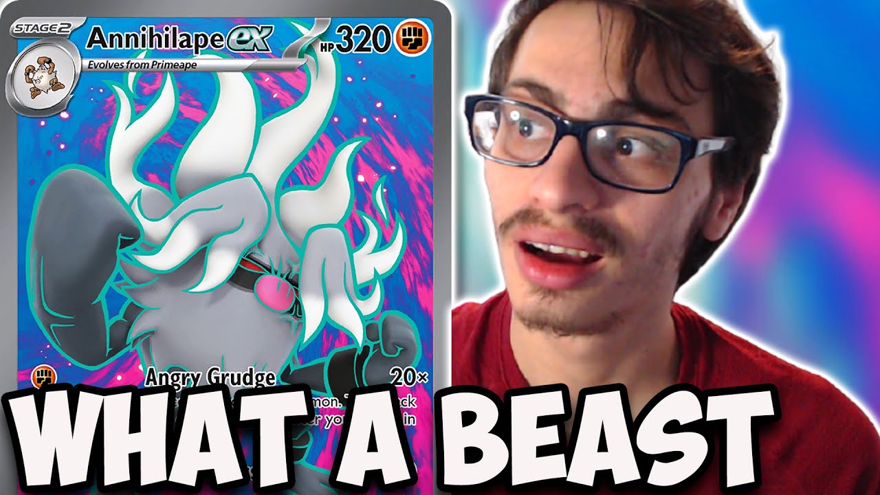 Annihilape ex Is An ABSOLUTE Beast! Strongest 1 Energy Attack! Paldea Evolved PTCGL