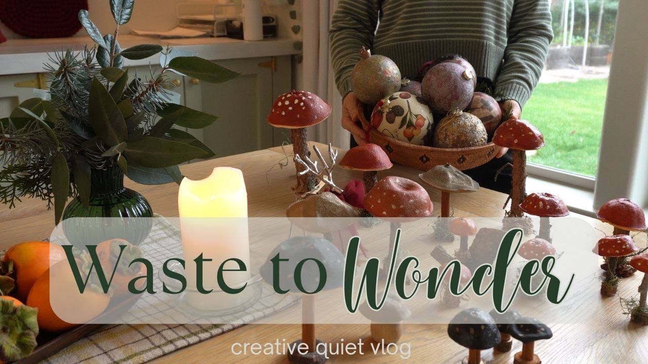 Turning Rubbish Into Gorgeous No Cost Decor 🎄 Cozy December Days Pt. 1