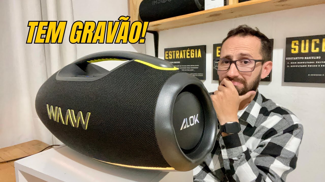 WAAW by Alok Hyperboom 1000 / Será Que é Outra Cópia? Caixa de Som Com Grave Forte!