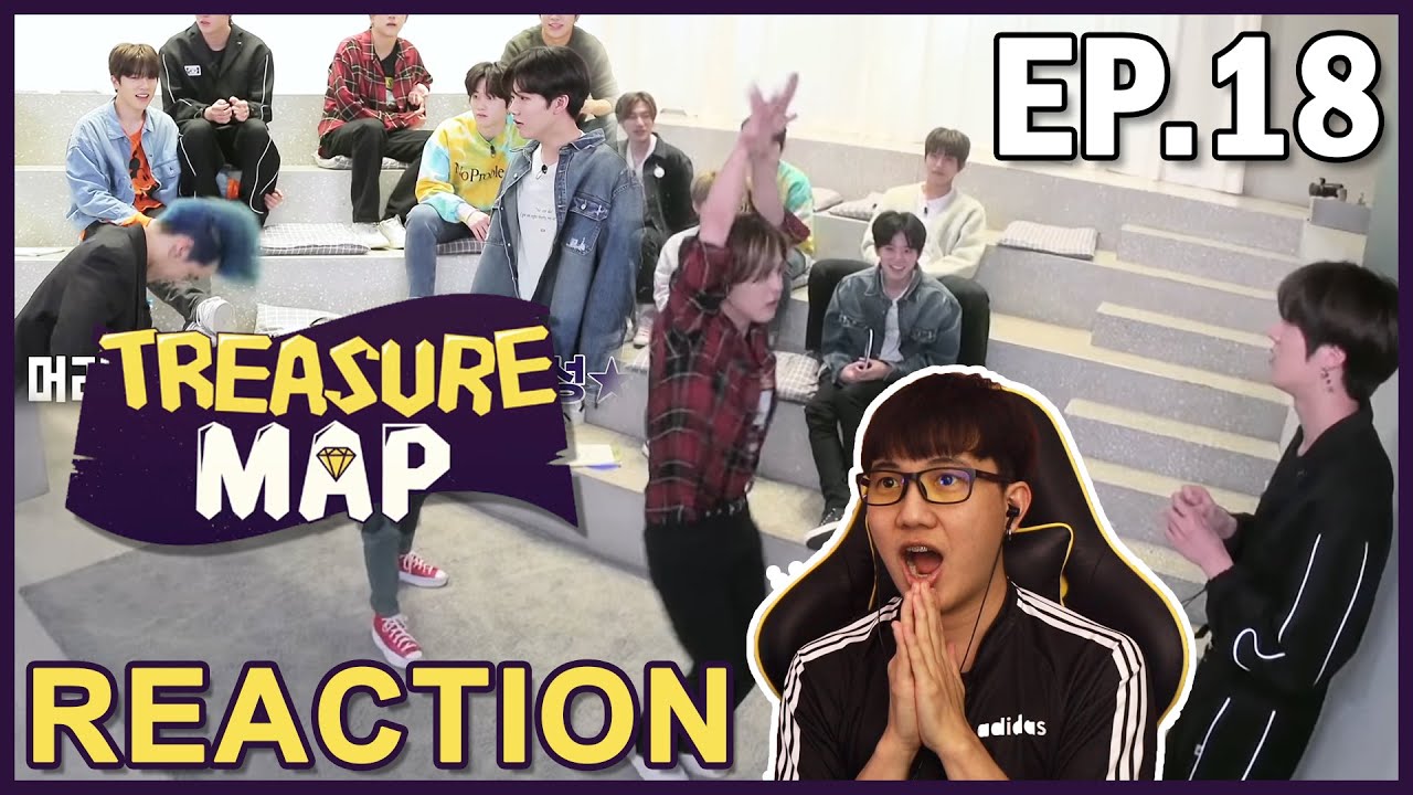 [REACTION] TREASURE MAP | เกมส์ทายเพลงสุดฮา คนซ่าดันไม่ยอมซ่า คนไม่ฮาดันฮากระจาย !! EP.18
