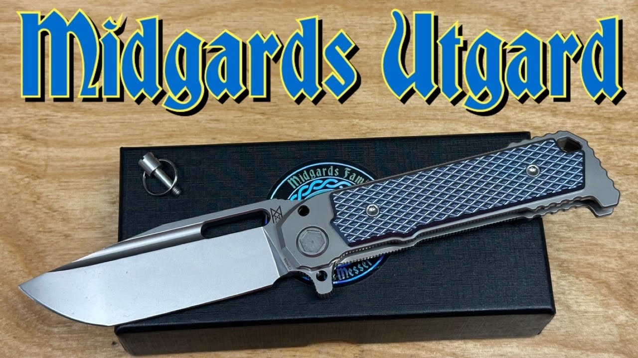Midgards Utgard Folding knife !  Plus a look at all my Midgards collection !!!