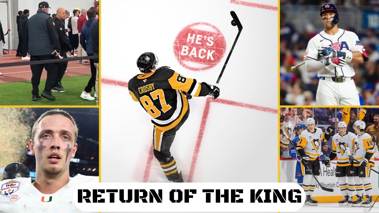 SIDNEY CROSBY IS BACK TONIGHT... Steelers Go to Georgia Pro Day... More Pittsburgh Sports News