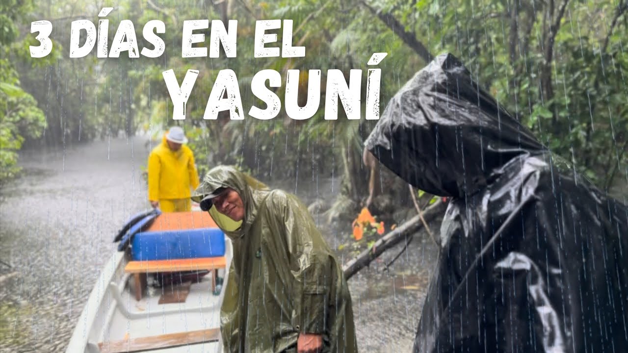 3 días en el CORAZÓN DE LA SELVA navegando hasta la FRONTERA con PERÚ🐆🐗🐒 Josué y Elie