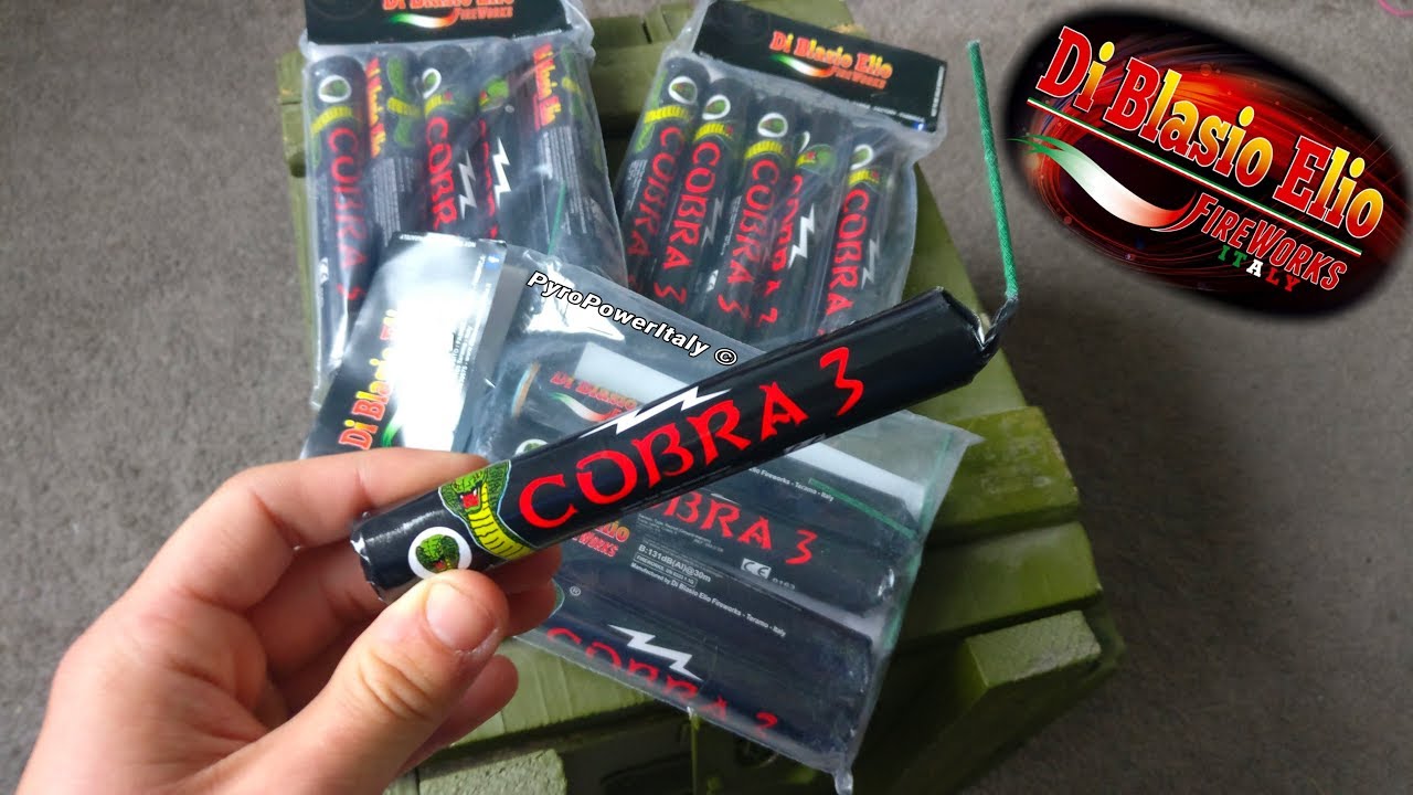 Cobra 3 - Di Blasio Elio Fireworks | Recensione PETARDO di 4&deg; Categoria! Italian Firecracker