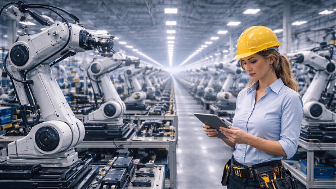 Inside an Industrial Robot Arm Factory: Actuator Assembly, Programming & Dexterity Testing