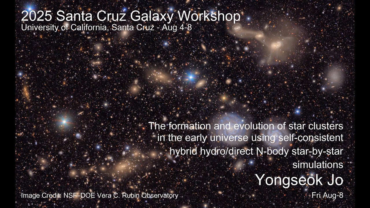 2025 UCSC Galaxy Workshop: Yongseok Jo The formation and evolution of star clusters in the early...