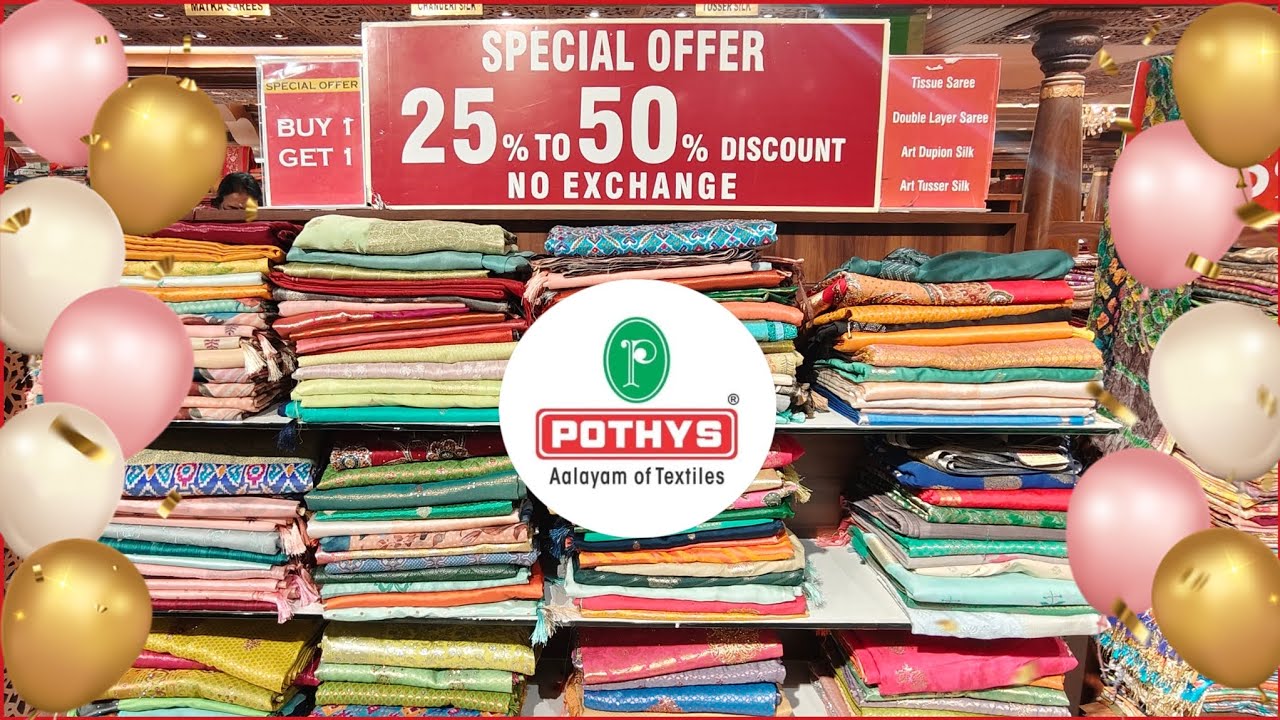 ❣️Pothys Special Offer 25% To 50% Discount Sarees❣️@UshaKarthi1 