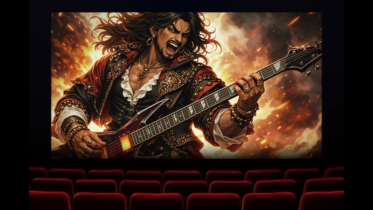 Romamusic 1 - Guitar Cover (AI)#metal #guitar #music #guitarsolo #Powermetal