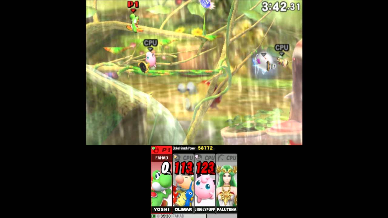 super smash bros. 3ds - classic - yoshi (#15)