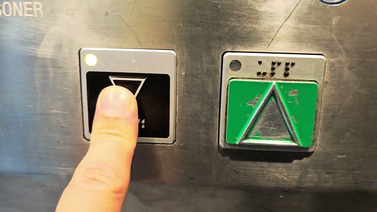 Sweden, Stockholm, Hornstull Subway Station, 3X elevator, 2X escalator