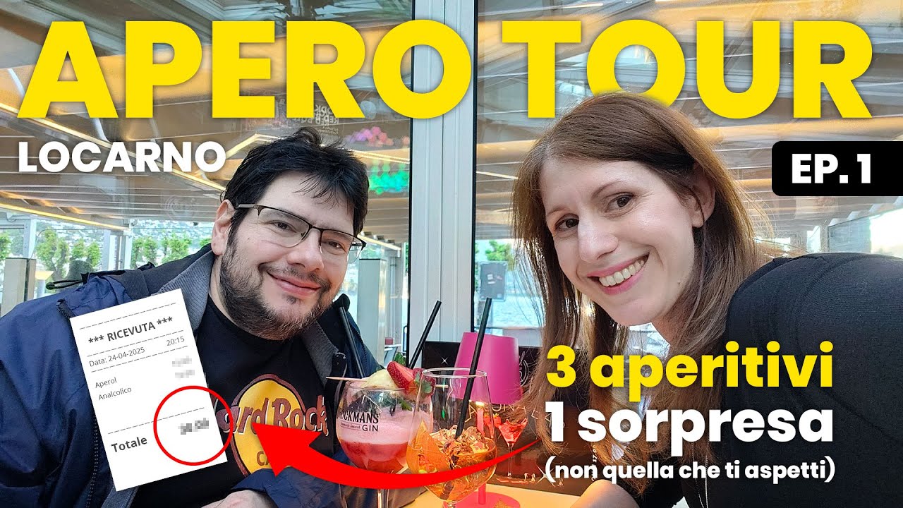 Apero Tour – Locarno: 3 aperitivi, 1 sorpresa (non quella che ti aspetti!) 💸🇨🇭​