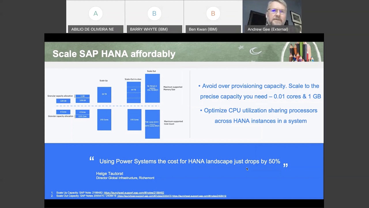 Boosting your SAP HANA platform with IBM POWER Systems