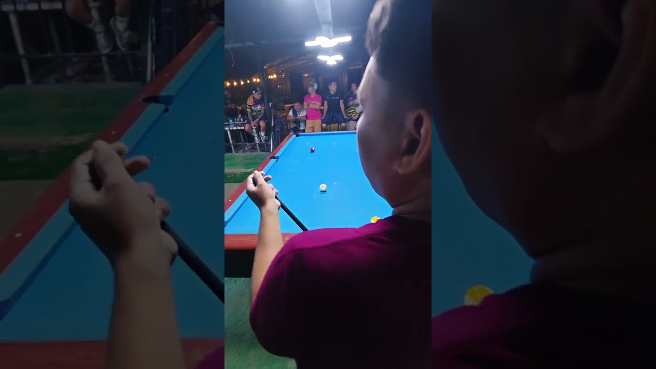 Napasayaw at pinaputukan ni recmar nang Cebu ang mga CY hahaha #billiards #efrenreyesbestshot 