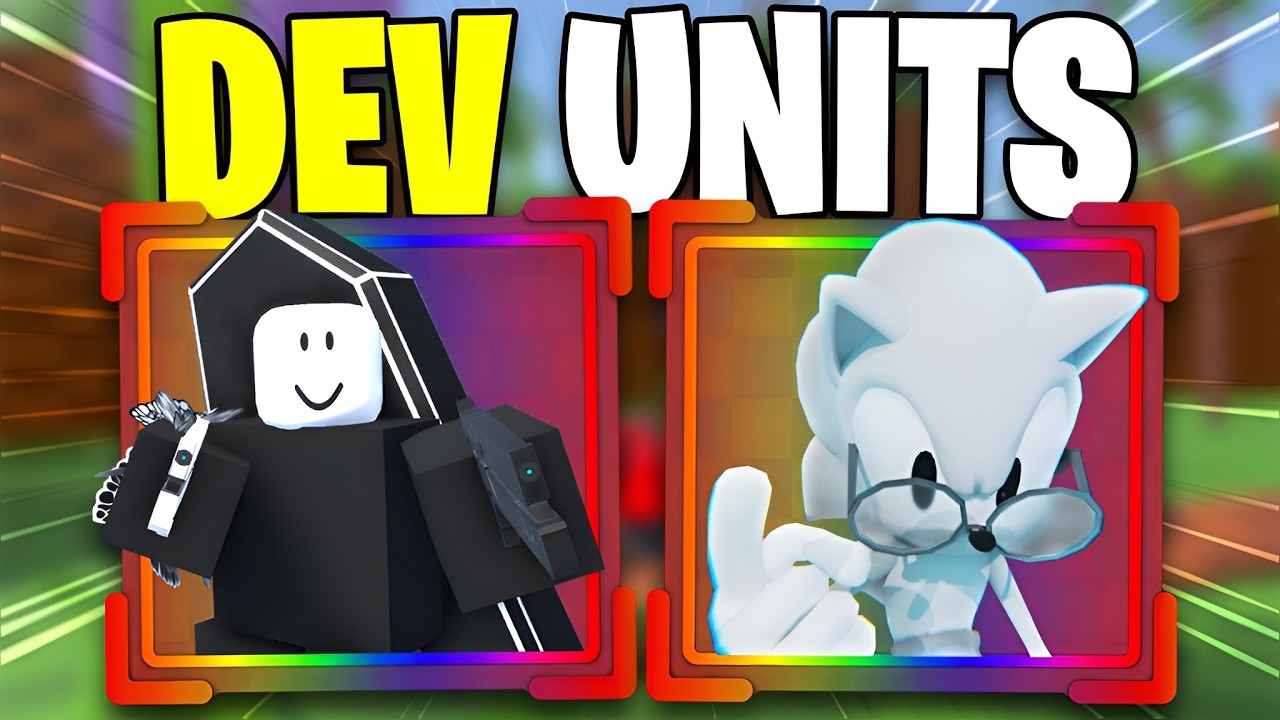 These DEV EXCLUSIVE UNITS Are Overpowered... (Project: Sonic TD)