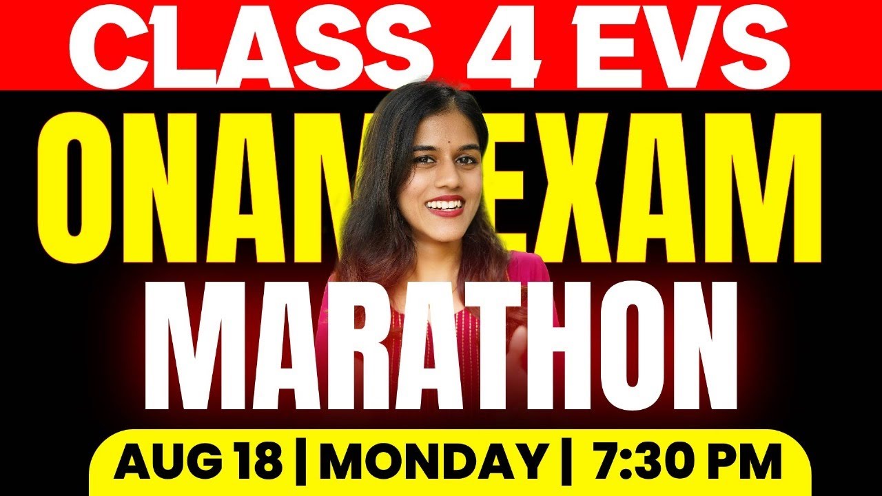Class 4 EVS Onam Exam | EVS Marathon | Exam Winner