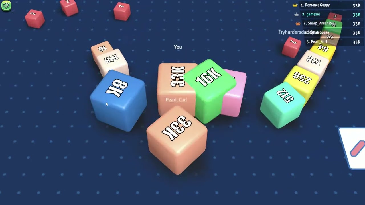 Scored 232K Cubes in Cubes 2048.io in 12 Minutes