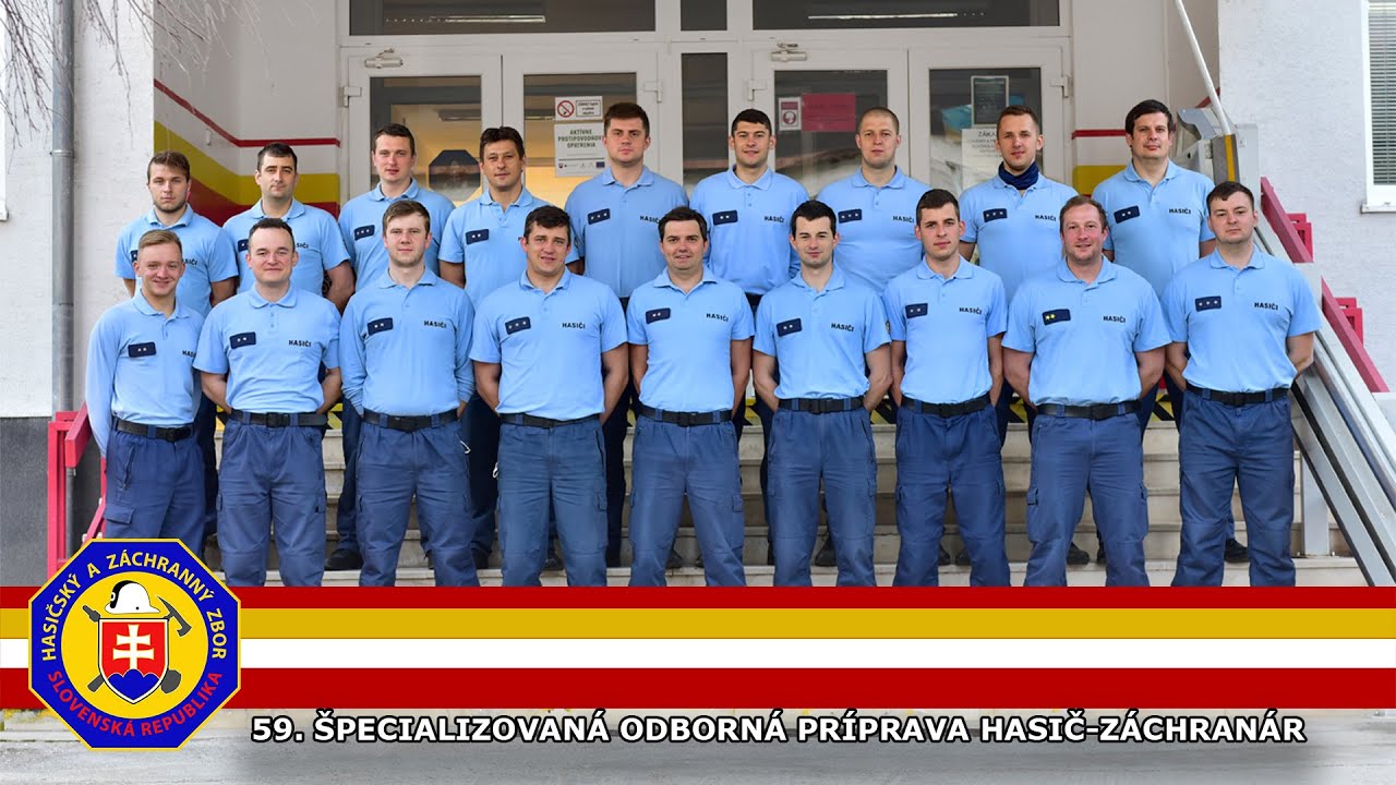59. Špecializovaná odborná príprava hasič-zachranár príslušnikov HaZZ - SŠPO Žilina