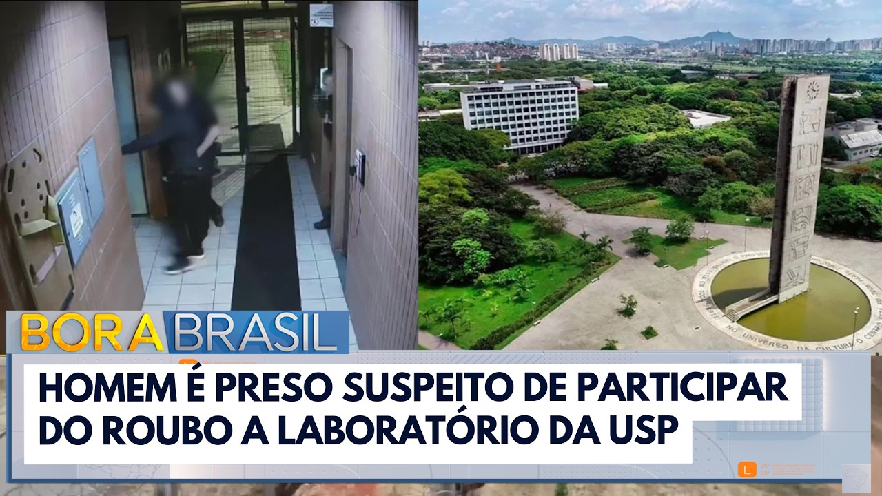 Homem é preso suspeito de assaltar laboratório da USP