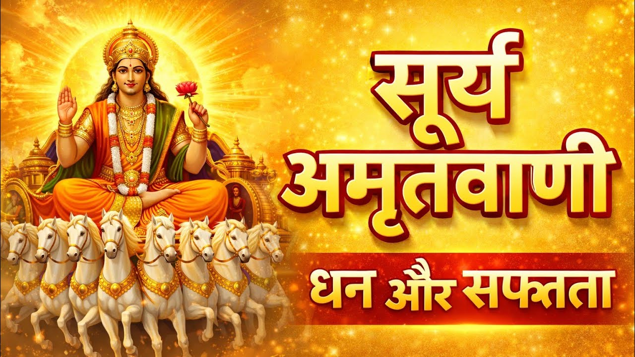 सुबह सुनो सूर्य अमृतवाणी ☀️ घर में बरसेगा धन, सुख और सफलता | Surya Amritvani Powerful Mantra